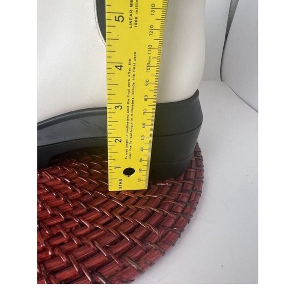 Stuart Weitzman Norah Leather Lug Sole Chelsea White Boots - Picture 6 of 9